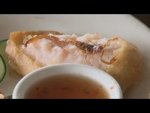 California - A Californian restaurant is serving up stir-fried crickets, ants, scorpions and silk worm larvae on its menu. Brian Vidor, the owner of the Typhoon Asian Fus...