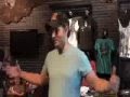 Peter Facinelli intros Rob DeFranco Bikini try-on at Affliction