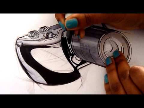 how to draw a camera