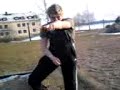 Stiftsg�rden, Gustav visar hur man kan dansa..