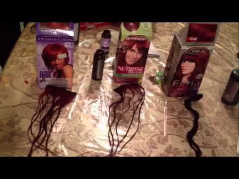 how to dye virgin hair red