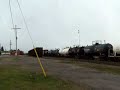 ONR train 214 southbound for North Bay leaving Englehart
