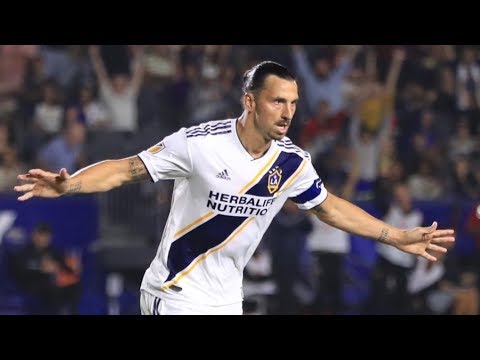 Video: GOAL: Zlatan Ibrahimovic with a close range finish to put the LA Galaxy up on FC Dallas