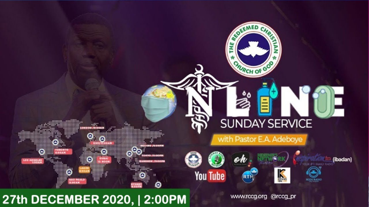 Watch RCCG 27 December 2020 Sunday Service with Pastor Adeboye