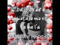 xil miO amOre ti amO