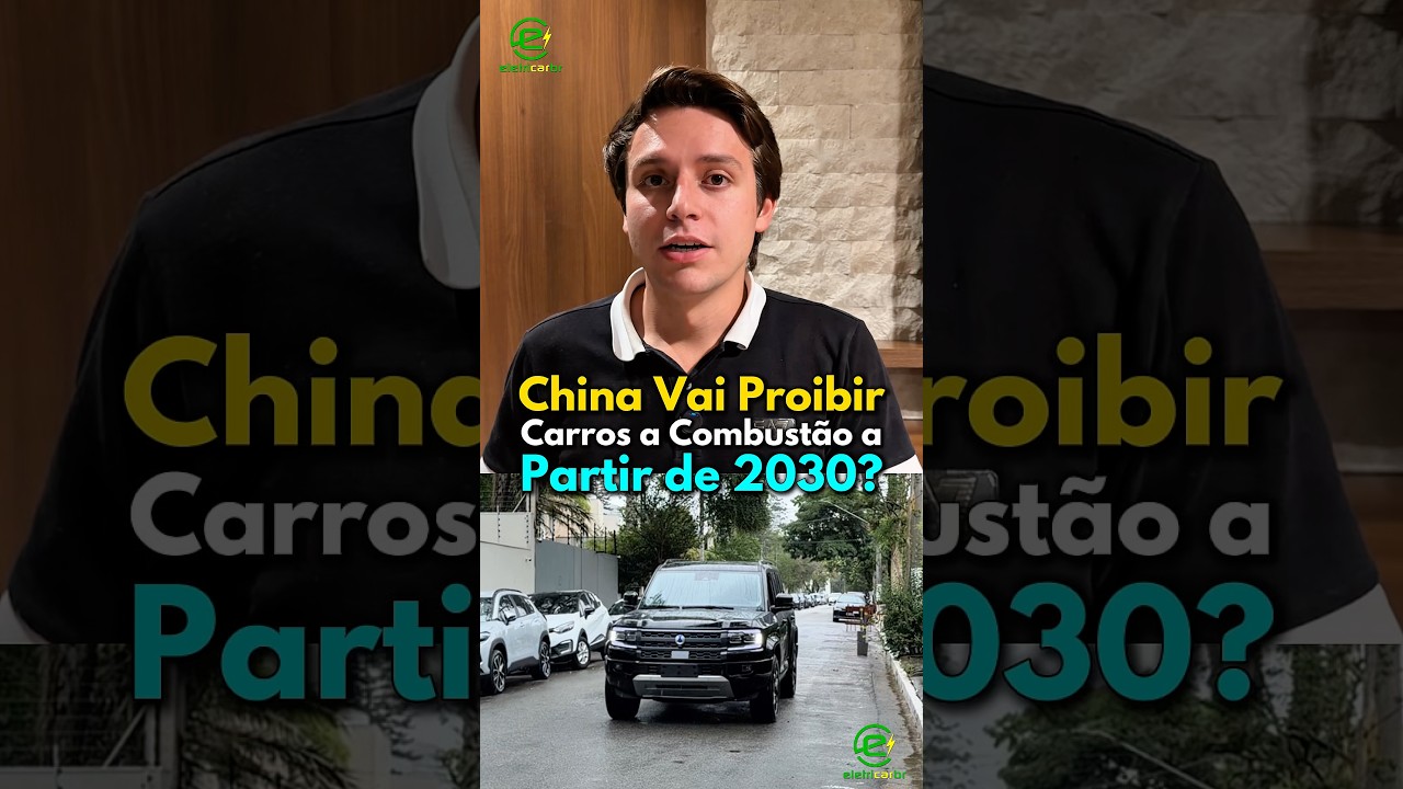 China vai Começar a Proibir Carros a Combustão a Partir de 2030!
