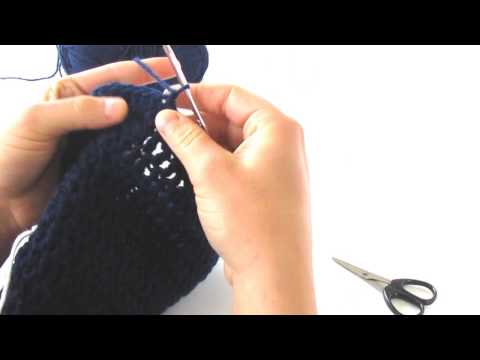 how to fasten off a crochet hat