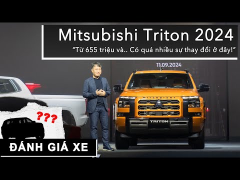 Thực tế Mitsubishi Triton 2024: Từ 655 triệu và.. Có quá nhiều sự thay đổi ở đây! |XEHAY.VN|