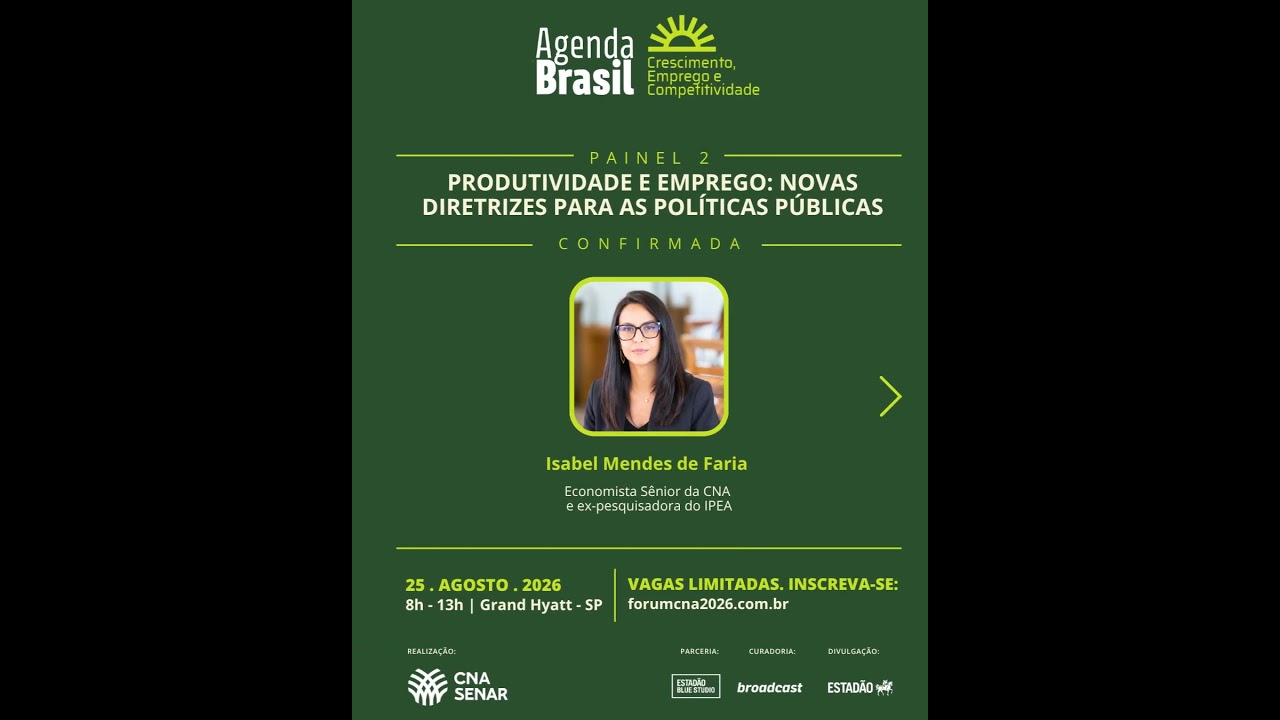 AGENDA BRASIL - 25 DE AGOSTO DE 2026