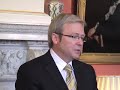 The PM and Kevin Rudd, Prime Minister of Australia