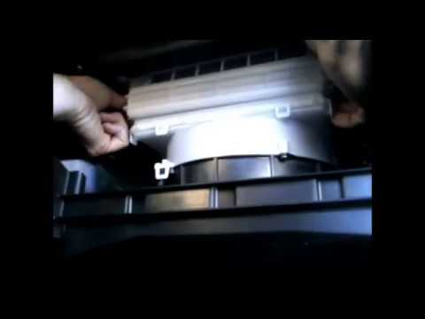 cabin air filter replacement on a Suzuki Kizashi