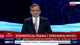 Minister Ziobro: Wiarygodność to w polityce rzecz bezcenna. Nasz rząd przywraca Polakom godność