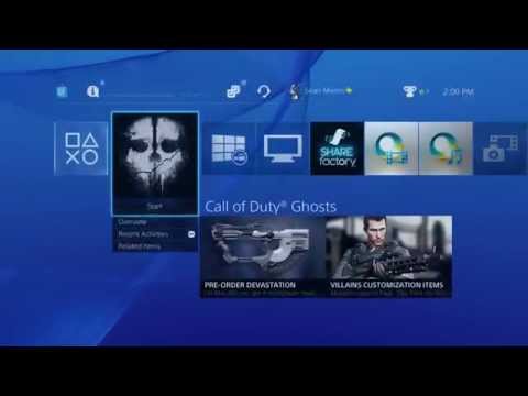 how to update application on ps4