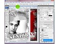 edgy grunge sports/senior photoshop template tutorial