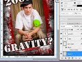 edgy grunge sports/senior photoshop template tutorial