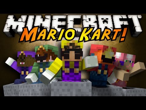 Minecraft Mini-Game : MARIO KART!