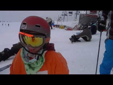 8 year old skier Sofia Chernetsky - Walking on Sunshine