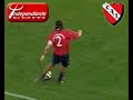 Insua, Ibarra, Montenegro, Cambiasso, Messi Insua, Ibarra, Montenegro, Cambiasso, Messi