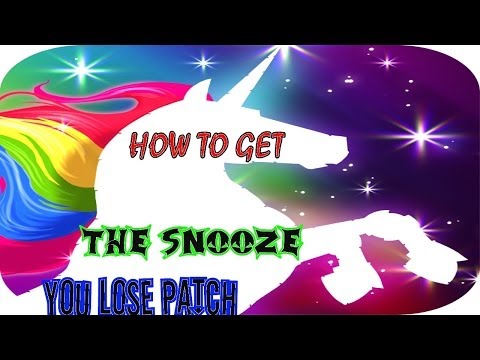 how to get snooze button patch