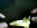 Golden Space Shuttle Desk Clock