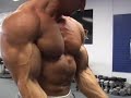 Bodybuilder Craig Torres biceps curl and pose