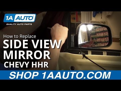 How to Install Replace Broken Side Rear View Mirror Chevy HHR 06-10 1AAuto.com