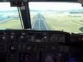 Boeing 737NG cockpit take off and landing