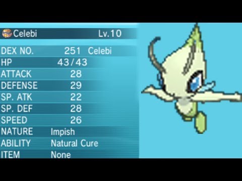 how to get celebi in pokemon x