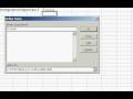 Excel Tutorial - Create a Dynamic ComboBox Filter