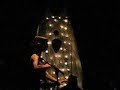 Yvonne Lambert of The Octopus Project playing the theremin Yvonne Lambert of The Octopus Project playing the theremin