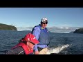 Cod fishing from a traditional Newfoundland dory