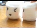 [DIY gift] Marshmallow Plushie Cell/Key Chain
