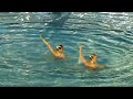 Duo 1 de Hyeres Natation Synchronis�e N1 junior 2008