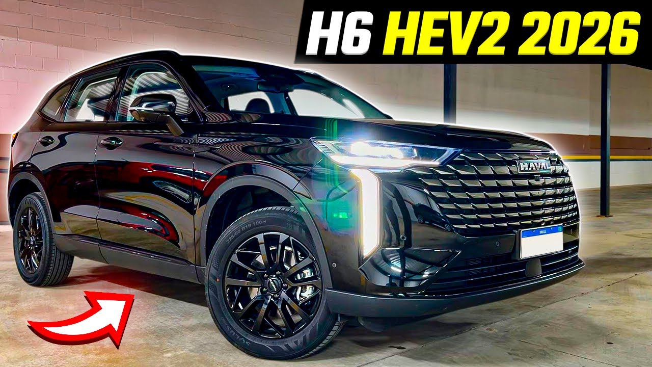 NOVO GWM HAVAL H6 HEV2 2026 - ILUMINAÇÃO NOTURNA
