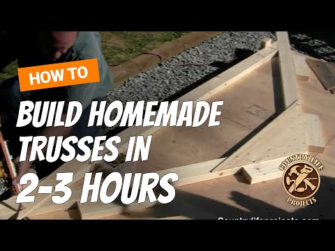 how to build rafters