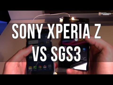 Sony Xperia Z vs Samsung Galaxy S3 comparison hands on