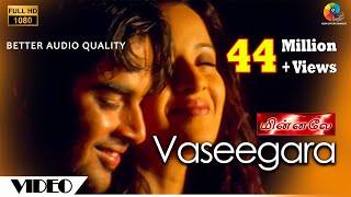 Vaseegara Official Video  Full HD  Minnale  Harris