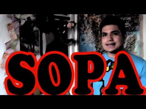 ley SOPA - Un video explicando lo que es la Ley Sopa, la cual podrá quitar videos con copyright SIGUEME https://twitter.com/pakalLennon ME GUSTA http://www.facebook.com...