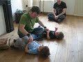 Josh playing the boys