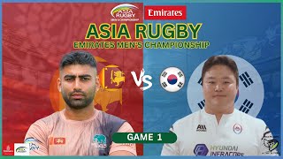 Sri Lanka v Korea: Asia Rugby Emirates Men’s Championship 2025
