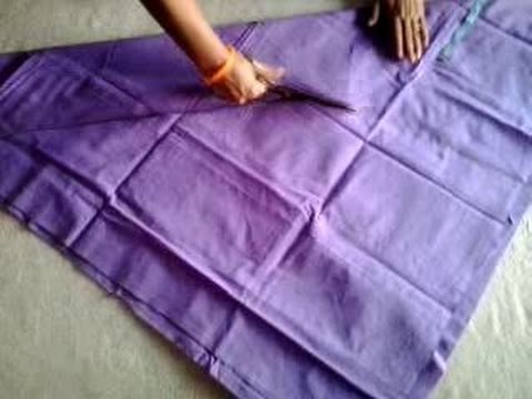 churidar - In this video you'll see churidar pajama cutting. in this video has been taught in a very simple manner. You'll learn easily.