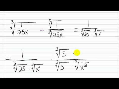 how to isolate the denominator