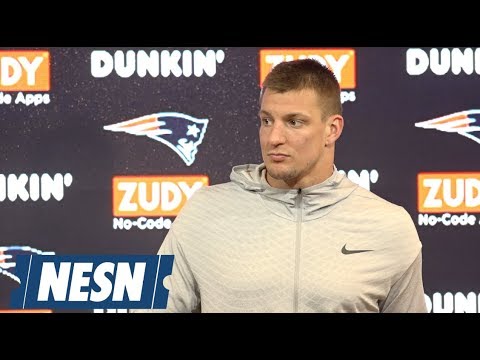 Video: Rob Gronkowski AFC Divisional round Patriots vs. Chargers postgame press conference