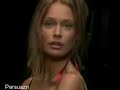 hana soukupova, inguna butane and tiiu kuik on the runway. the sound comes back in the 2nd half of the show.