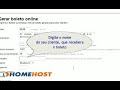 Apenda passo a passo como gerar boletos bancários para cobrar seus clientes usando o gerador de boletos da Homehost. blog.homehost.com.br