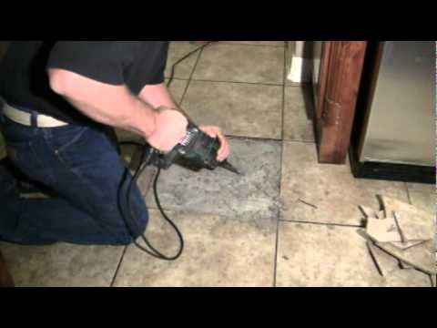 how to patch broken tile