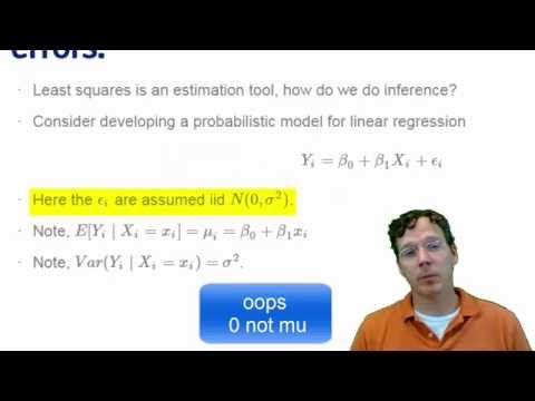 01 05 Part 1 of 3 Statistical Linear Regression Models