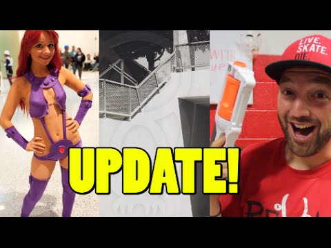 I Got Injured At The Leap Of Faith! Comic Con Fun!