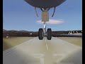 �Qu� ve el Tren delantero de un A340 aterrizando en LEMG?