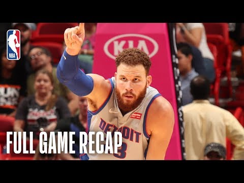 Video: PISTONS vs HEAT | Detroit Pulls Away Late | February 23, 2019